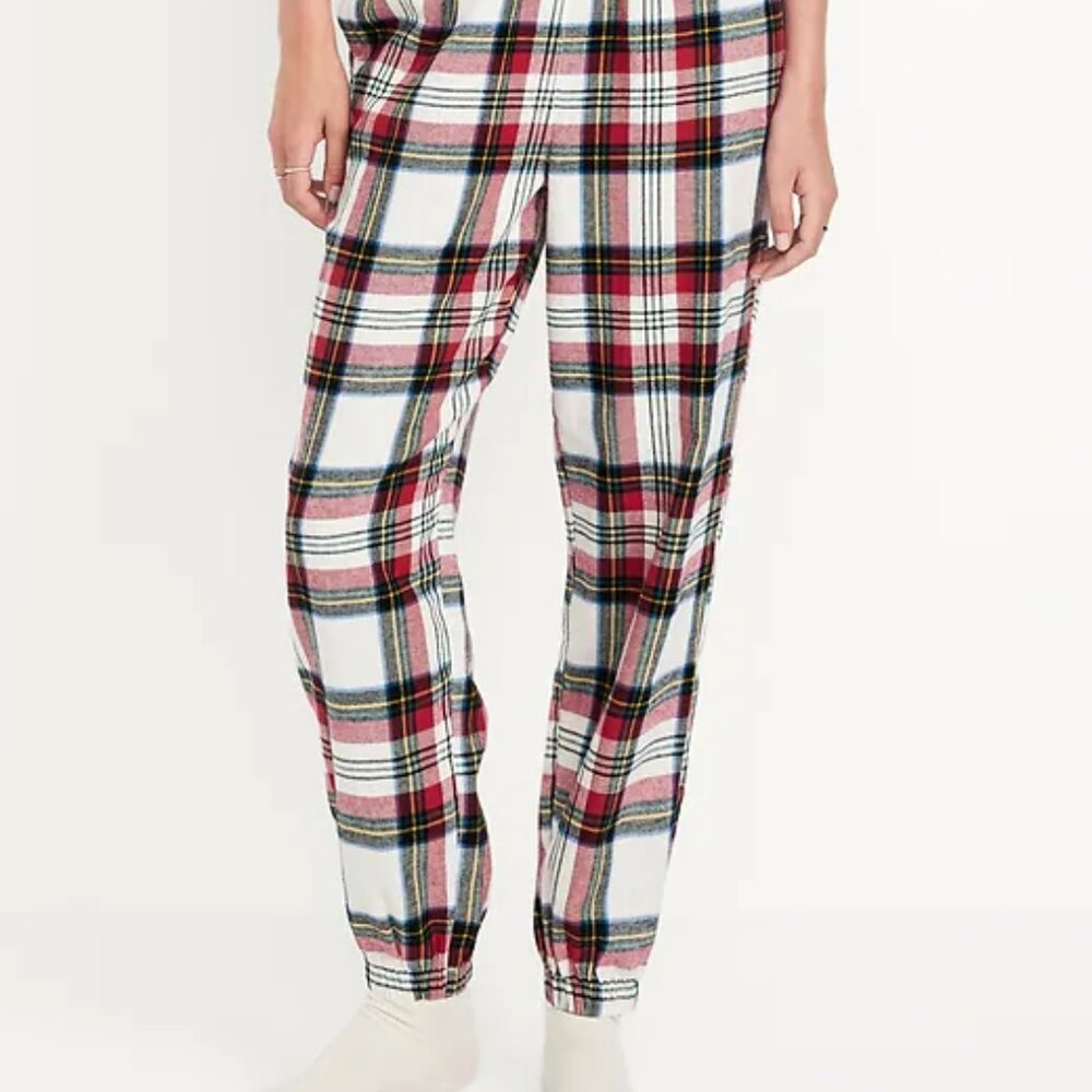 Old Navy High-Waisted Flannel Pajama Joggers for Women